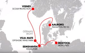 Ubicación parque eólico Veja Mate