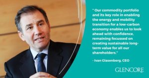 Ivan Glasenberg, CEO de Glencore, hablando con sus accionistas en Twitter. Imagen: Glencore