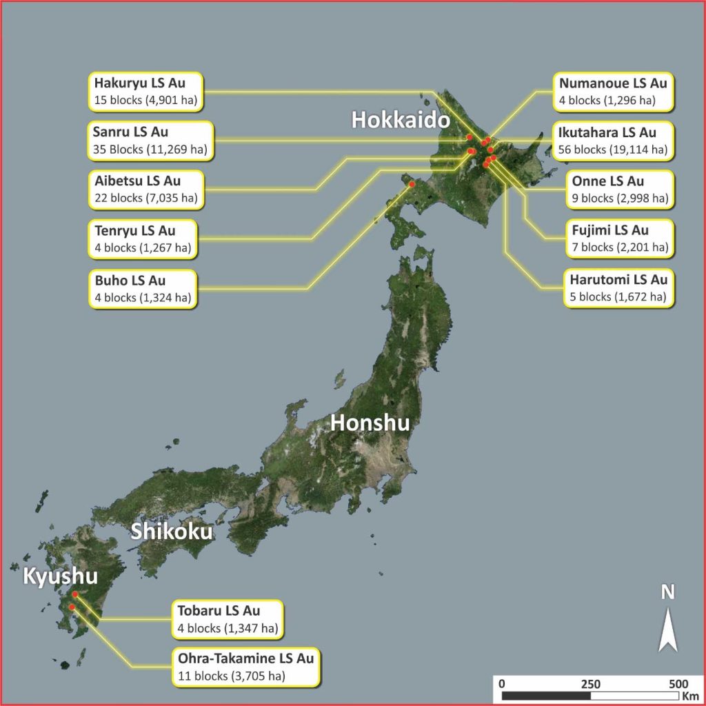 Proyectos de oro epitermal de baja sulfuración