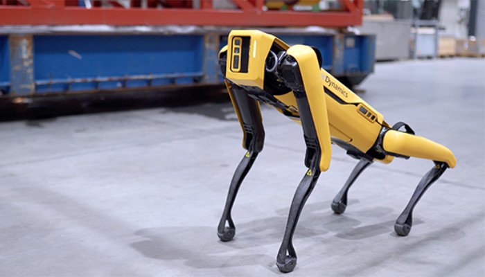 Figura 1. Spot, el robot cuadrúpedo desarrollado por Boston Dynamics.