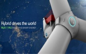 MingYang presenta la turbina eólica de accionamiento híbrido más grande del mundo