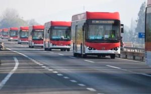 Crece el transporte público eléctrico en Chile