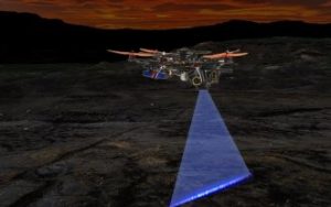 El drone Laser Raptor podría usarse para encontrar depósitos de piedras preciosas