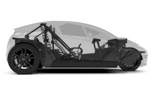 El principal elemento diferenciador del Twike 5 es la carencia de volante