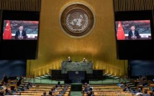 Ante la ONU, China pide una "Revolución Verde" y se compromete en alcanzar dos objetivos clave