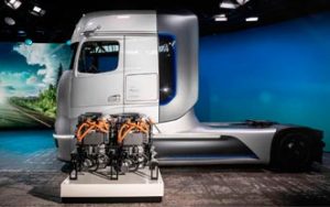 Daimler presenta para el camión Mercedes-Benz GenH2 un concepto de celda de combustible