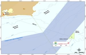 Figura 1. Ubicación del pozo petrolero. Fuente: Petrobras