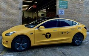 La ciudad de Nueva York recibe su primer taxi Tesla Model 3