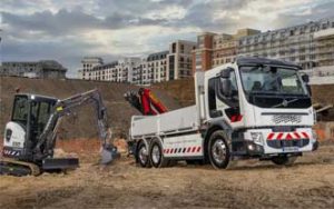 La excavadora eléctrica de Volvo se pone a trabajar en París