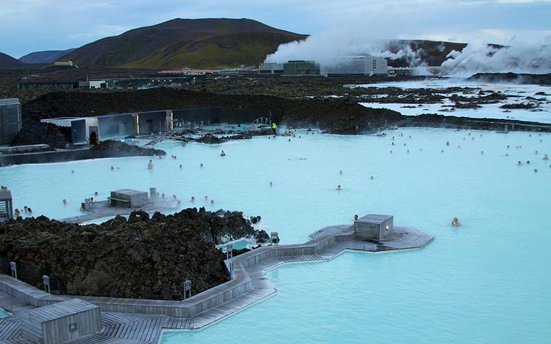 Balneario Blue Lagoon en Islandia
