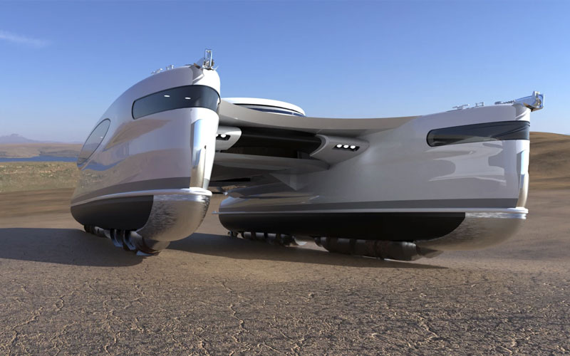 empresa italiana superyates presenta crabmaran barco anfibio alimentado energia solar grafica2 10366