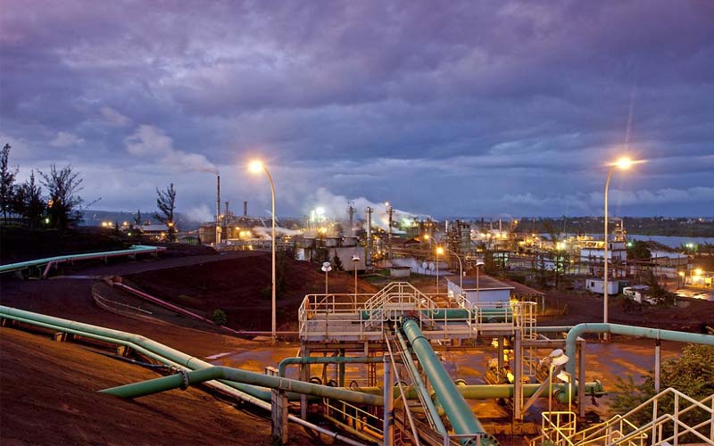 Planta de procesamiento del proyecto de cobalto Moa en Cuba