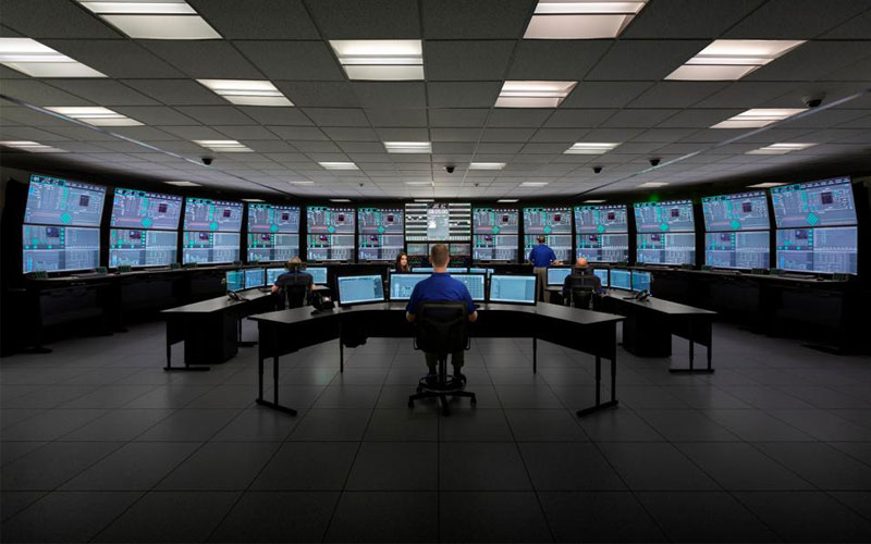La sala de control de NuScale Power en Oregon