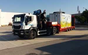 Traslado de la planta piloto del proyecto Grasshopper