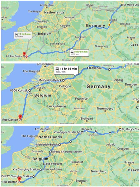 google inteligencia artificial viajes carretera con vehiculos electricos mas rapidos eficientes grafico 10536A