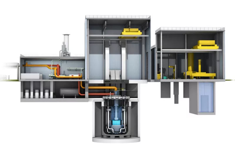 El reactor rápido de sodio está diseñado para funcionar 24 horas al día, 7 días a la semana, con una capacidad máxima de 345 MWe.