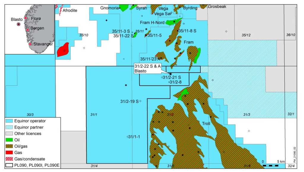 Figura 1. Ubicación del yacimiento petrolero