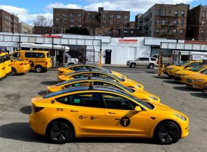 el tesla model 3 se hace mas popular como taxi en nueva york grafica 11147