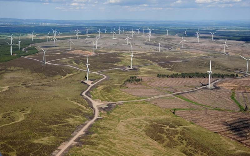 Parque eolico de Whitelee