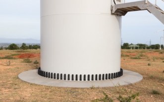 Los cimientos de los aerogeneradores experimentan dos innovaciones