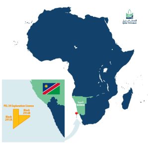 Figura 1. Ubicación de los bloques de exploración de Qatar Petroleum