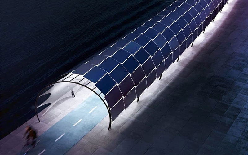 solar veloroute una via para bicicletas que genera energia fotovoltaica para las estaciones de carga grafica 11564