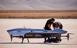 airspeeder un coche de carreras aereo sobrevuela el desierto de australia del sur grafica 11896