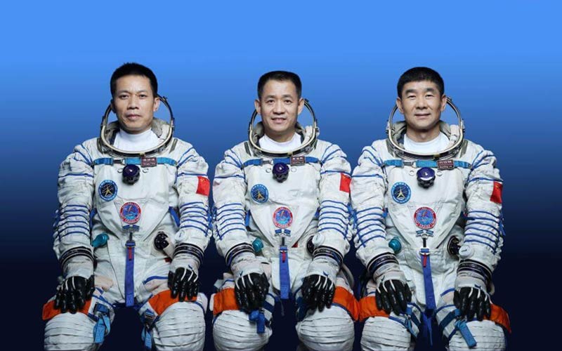 La estación espacial china Tiangong: astronautas