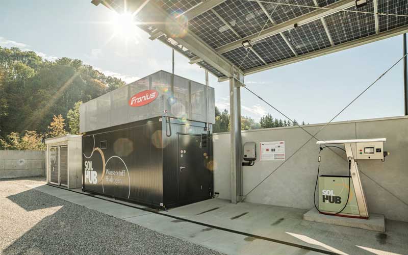 Fronius inicia la construcción de su primera estación de hidrógeno verde para clientes