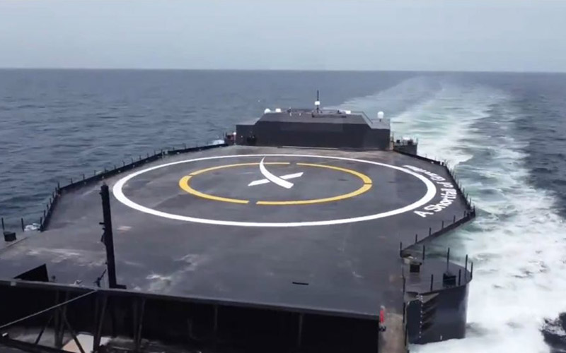 Elon Musk presenta su tercera nave autónoma: permitirá el aterrizaje de cohetes en el mar