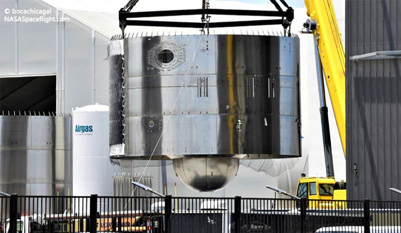 spacex comienza a ensamblar la primera starship orbital y el cohete super heavy grafica2 12198