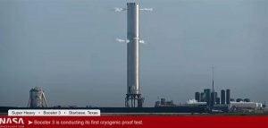 SpaceX programa el primer encendido estático del Super Heavy tras instalar tres Raptors
