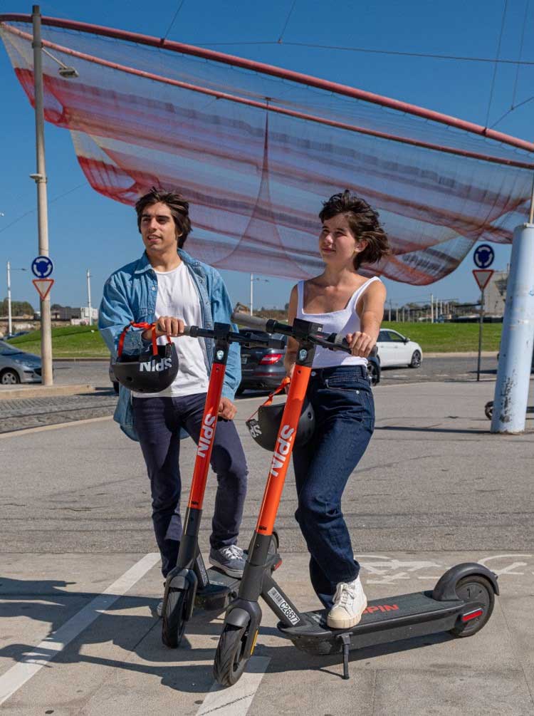 los patinetes electricos compartidos de spin aterrizan en portugal grafica 12727