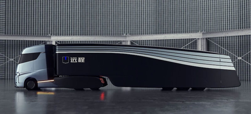 es el rival del tesla semi el gigante automotriz chino geely lanza su camion electrico grafica 13392