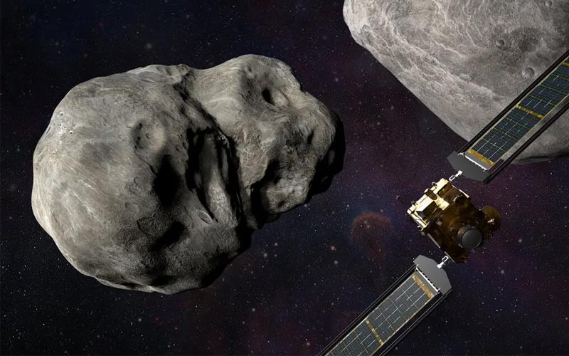 la nasa acaba de lanzar una nave espacial que se estrellara contra un asteroide grafica 13536