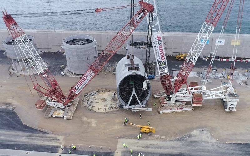 la construccion de la plataforma eolica flotante demosath sigue adelante en el puerto de bilbao 13789