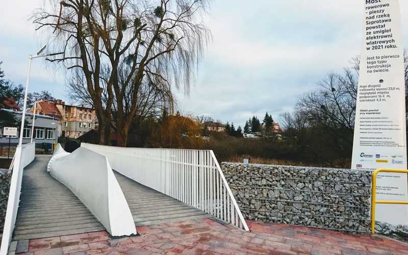 ingenieros construyen puentes con palas de aerogeneradores reciclados grafica 14376