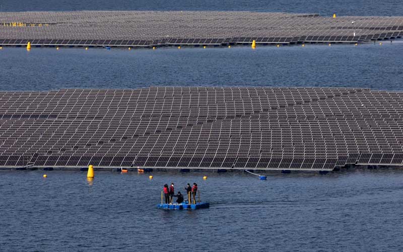 florecen los paneles solares flotantes para abastecer de energia a los hogares de corea del sur grafica 14551