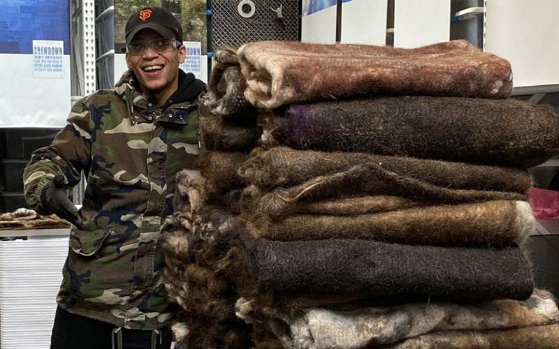 El cabello humano se está utilizando para limpiar derrames de petróleo