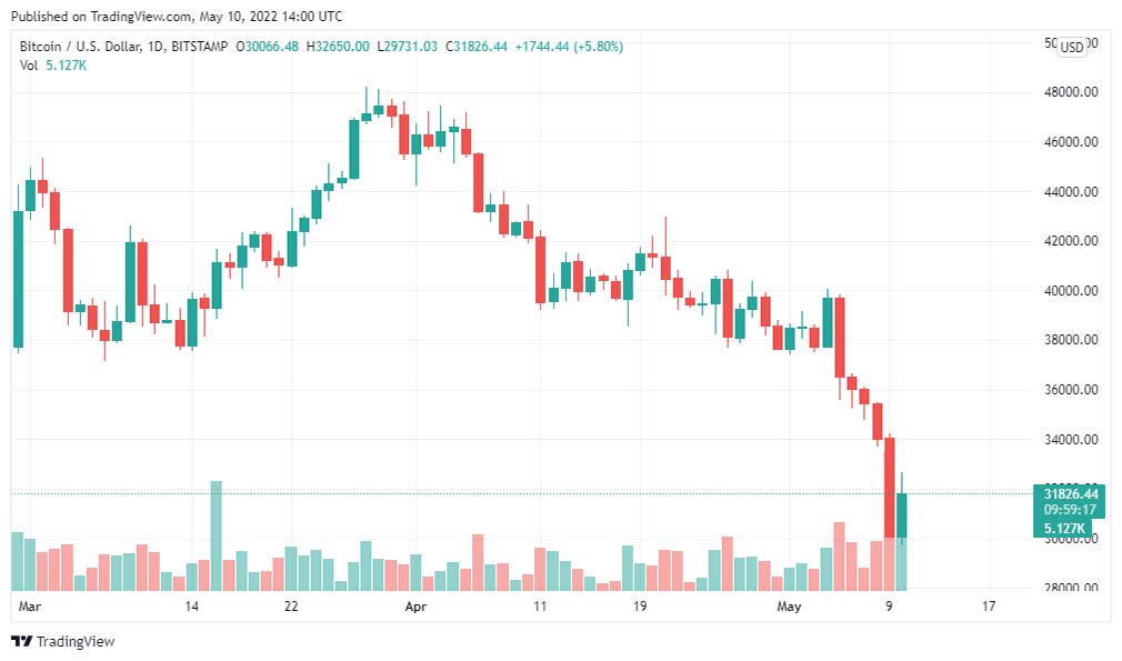 inversores bitcoin estan ahora en numeros rojos grafico 15282