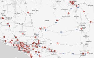 tesla desierto de mojave estaciones supercharger grafico 15395
