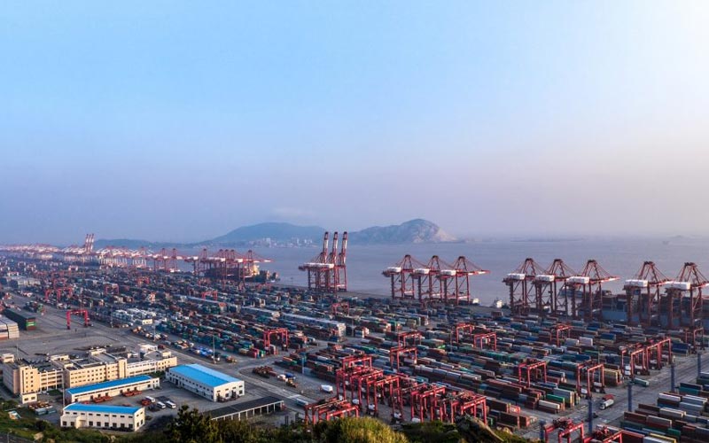 ¿Cuáles son los principales puertos en China?