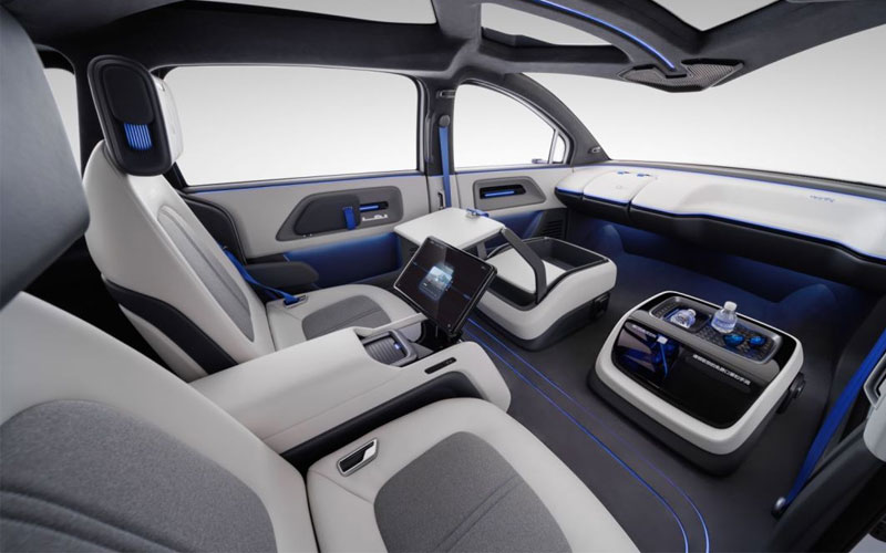 Baidu presenta su último vehículo eléctrico autónomo: Apollo RT6