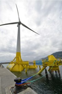 Saitec ya está lista para instalar el primer aerogenerador marino flotante de España