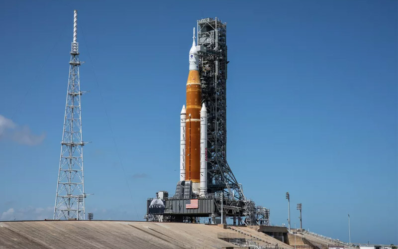 El épico lanzamiento de la misión lunar Artemis 1 de la NASA está a sólo una semana de distancia