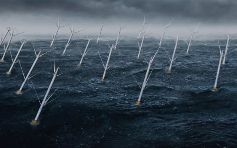 Este nuevo diseño de turbina contra-rotativa produce el doble de energía que la mayor turbina del mundo