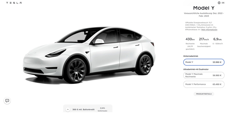 Tesla (TSLA) lanza un Model Y más barato en Europa