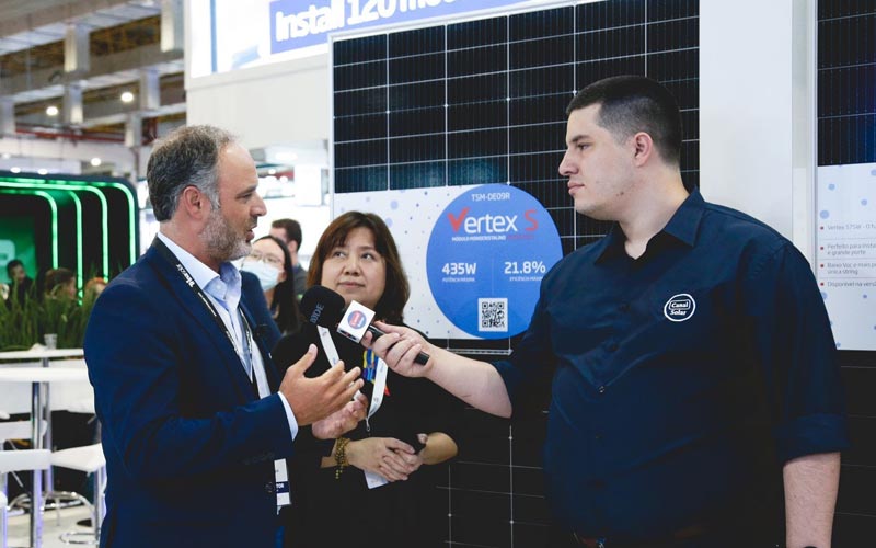 Trina Solar dio a conocer en Intersolar South America 2022 una nueva generación de módulos de celdas rectangulares