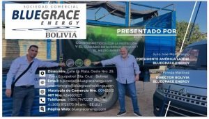 Presidente para Latinoamérica de Bluegrace Energy presenta proyecto de captura de carbono forestal en Bolivia
