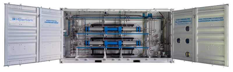 HIPERBARIC cierra su mayor contrato de compresores de alta presión para hidrógeno verde y renovable con LHYFE